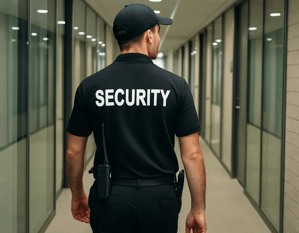 Guardias de seguridad realizando rondas con checkpoints
